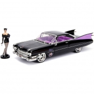 DC Bombshells - Réplique métal Hollywood Rides 1/24 Cadillac 1959 avec figurine Catwoman