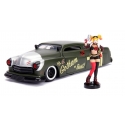 DC Bombshells - Réplique métal Hollywood Rides 1/24 Mercury 1951 avec figurine Harley Quinn