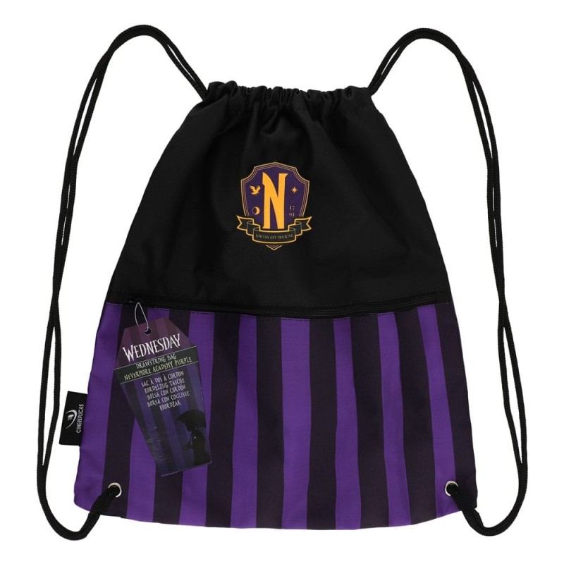 Wednesday - Sac en toile Nevermore Academy Purple