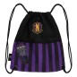 Wednesday - Sac en toile Nevermore Academy Purple