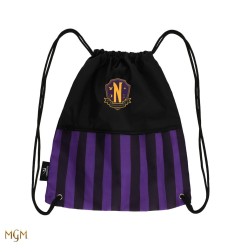 Wednesday - Sac en toile Nevermore Academy Purple