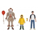 « Il » est revenu 2017 - Pack 3 figurines Pennywise, Bill, Georgie 10 cm