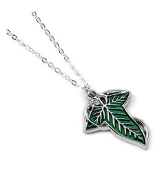 Le Seigneur des Anneaux - Pendentif et collier argent The Leaf of Lorien