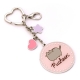 Pusheen - Porte-clés Pink Name