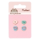 Pusheen - Pack 2 paires de boucles d'oreilles Stud Hi , Bye