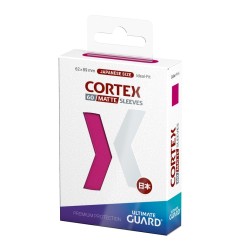 Ultimate Guard - 60 pochettes Cortex Sleeves format japonais Matte Pink