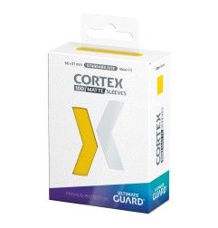 Ultimate Guard - 100 pochettes Cortex Sleeves taille standard Matte Yellow