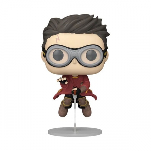 Harry Potter - Figurine POP! Harry w/Broom(Quidditch) 9 cm