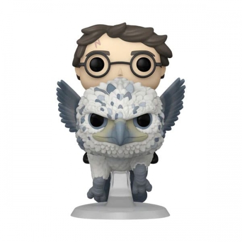 Harry Potter et le Prisonnier d'Azkaban - Figurine POP! Rides Deluxe Harry & Buckbeak 13 cm