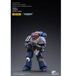 Warhammer 40k - Figurine 1/18 Ultramarines Heroes of the Chapter Brother Veteran Sergeant Castor 12 cm