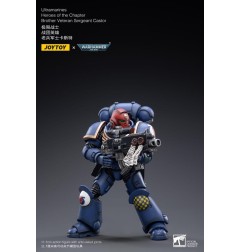 Warhammer 40k - Figurine 1/18 Ultramarines Heroes of the Chapter Brother Veteran Sergeant Castor 12 cm