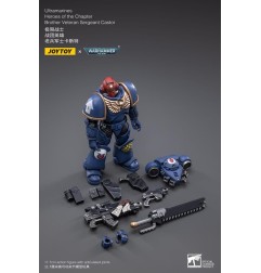 Warhammer - 40k figurine 1/18 Ultramarines Heroes of the Chapter Brother Veteran Sergeant Castor 12 cm