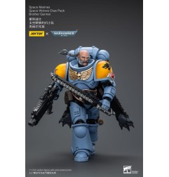 Warhammer 40k - Figurine 1/18 Space Marines Space Wolves Claw Pack Brother Gunnar 12 cm