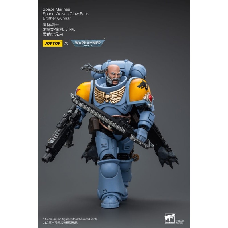 WARHAMMER 40K SPACE wolf Lord Krom Space Marine. EUR 10,00 - FR
