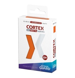 Ultimate Guard - Pack 60 pochettes Cortex Sleeves Japanese Size Matte Orange