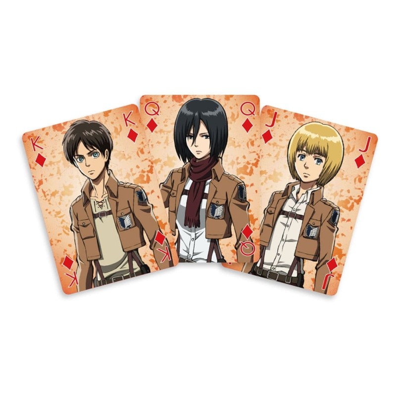 L'Attaque des Titans - Attack On Titan jeu de cartes à jouer