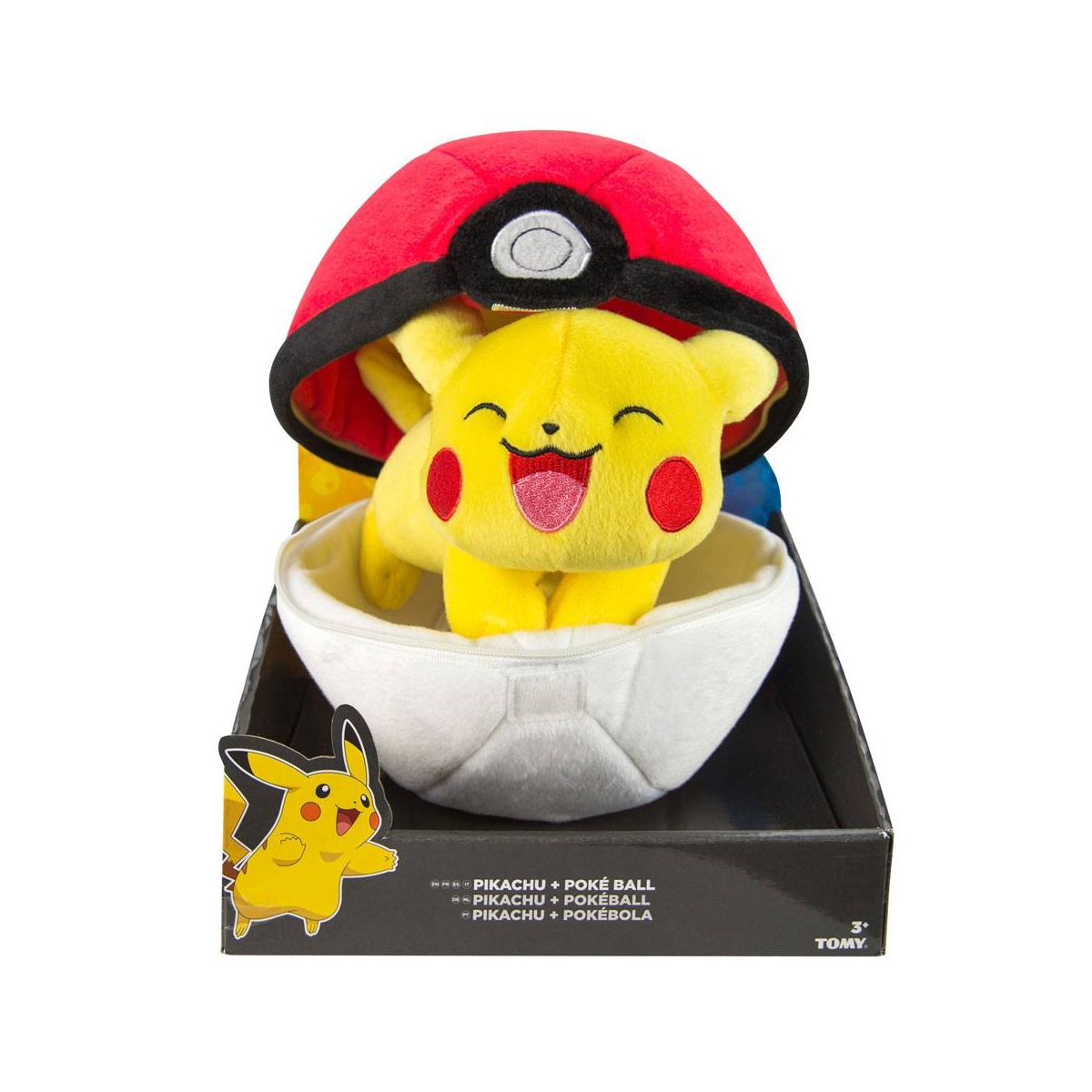 Pokemon - Peluche Pikachu avec pomme 25 cm - Figurine-Discount