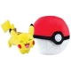 Pokémon - Peluche Zipper Pikachu with Pokeball 20 cm