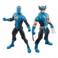 Fantastic Four Marvel Legends - Pack 2 figurine Wolverine & Spider-Man 15 cm