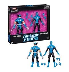 Marvel - Fantastic Four  Legends pack 2 figurine Wolverine & Spider-Man 15 cm