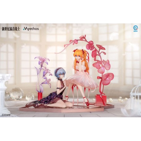 Evangelion - Statuette PVC 1/7 Rei Ayanami & Asuka Shikinami Langley: Whisper of Flower Ver. Set