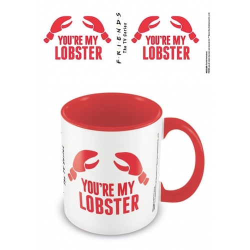 Friends - Mug Coloured Inner You're my Lobster
