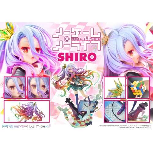 No Game No Life - Statuette 1/7 Prisma Wing Shiro 27 cm