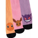 Pokémon - Pack 3 paires de chaussettes Heads Colormix 35-38