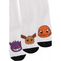Pokémon - Pack 3 paires de chaussettes Heads Black & White 35-38