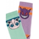 Pokémon - Pack 2 paires de chaussettes Heads Grey 35-38