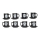 Harry Potter - Pack 4 tasses Espresso Emblems