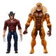 Wolverine 50th Anniversary Marvel Legends - Pack 2 figurines 's Logan & Sabretooth 15 cm