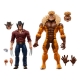 Wolverine 50th Anniversary Marvel Legends - Pack 2 figurines 's Logan & Sabretooth 15 cm
