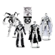 DC Direct Page Punchers - Pack de 4 Figurines et comic book Superman Series (Sketch Edition) (Gold Label) 18 cm