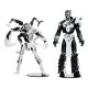 DC Direct Page Punchers - Pack de 4 Figurines et comic book Superman Series (Sketch Edition) (Gold Label) 18 cm