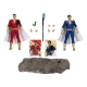 DC Multiverse - Pack de 2 figurines Shazam (Battle Damage) & Freddie Freeman (Gold Label) 18 cm