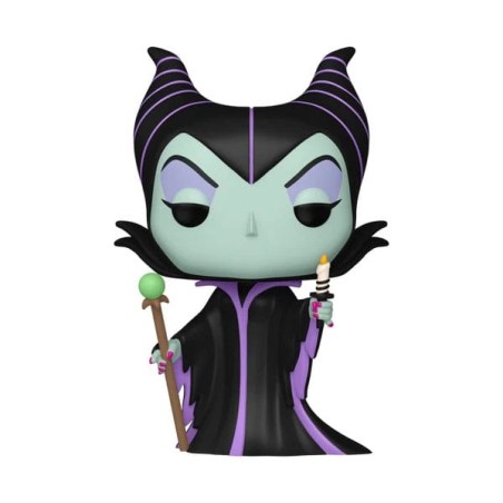 La belle au bois dormant - La Belle au bois dormant 65th Anniversary POP! Disney Vinyl figurine Maleficent w/Candle 9 cm