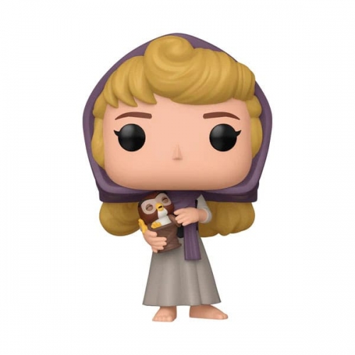 La Belle au bois dormant 65th Anniversary - Figurine POP! Aurora avec Mr Hibou 9 cm