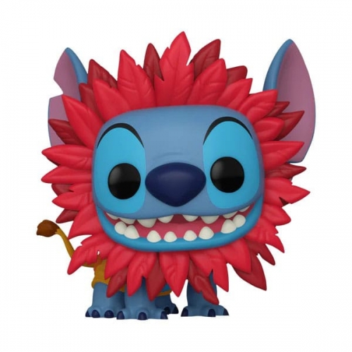 Lilo & Stitch - Figurine POP! & Buddy Stitch Costume Simba 9 cm