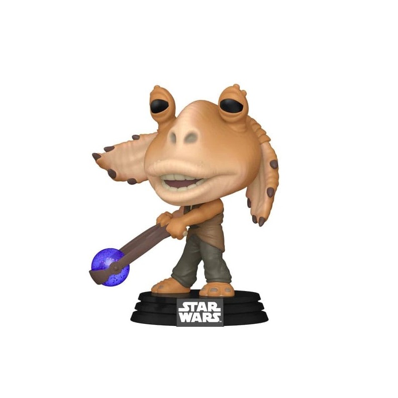 Star Wars - , épisode I : La Menace fantôme Anniversary POP! Vinyl figurine Jar Jar Binks w/ Booma Balls 9 cm