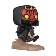 Star Wars - Figurine POP! Rides Deluxe Darth Maul sur le Bloodfin 9 cm