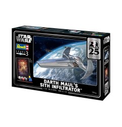 Star Wars Episode I - Kit complet maquette 1/120 Darth Maul's Sith Infiltrator 22 cm