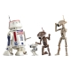 Star Wars : The Mandalorian Black Series - Pack 4 figurines R5-D4, BD-72 & Pit Droids