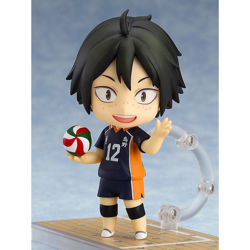 Good Smile Company – Nendoroid Tetsuro Kuroo – Haikyu!! – Figurine 10 Cm – Réédition – Avec Ballon, Chat Et Base Terrain