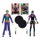 DC Multiverse - Pack de 2 Figurines The Joker & Punchline 18 cm