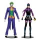 DC Multiverse - Pack de 2 Figurines The Joker & Punchline 18 cm