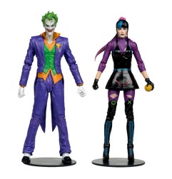 DC Comics - DC Multiverse figurines Pack de 2 The Joker & Punchline 18 cm