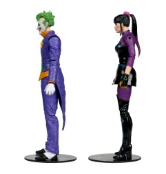 DC Multiverse - Pack de 2 Figurines The Joker & Punchline 18 cm