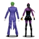 DC Multiverse - Pack de 2 Figurines The Joker & Punchline 18 cm