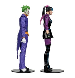 DC Comics - DC Multiverse figurines Pack de 2 The Joker & Punchline 18 cm